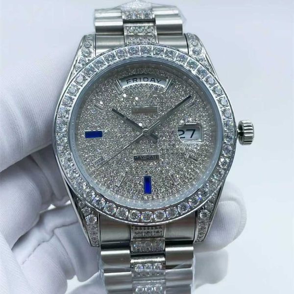 wristwatches luxury digner classic fashion automatic watch size 41mm sapphire glass waterproof feature strap with diamond in the middle a wo, Slivery;brown
wristwatches luxury digner classic fashion automatic watch size 41mm sapphire glass waterproof feature strap with diamond in the middle a wo, Slivery;brown