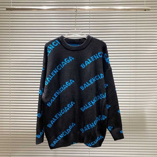women autumn balemcigas ladies cardigan new sweater fashion winter 2022 brand paris knitted men's women's crew neck letter jacquar, White;black
women autumn balemcigas ladies cardigan new sweater fashion winter 2022 brand paris knitted men's women's crew neck letter jacquar, White;black
