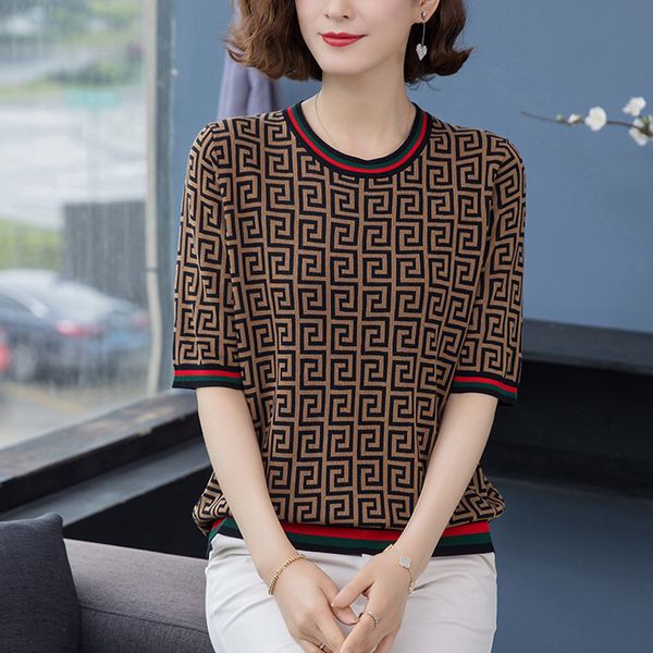 women's t-shirt new women summer mothers pullover clothes oversized short sleeve loose casual t-shirt printed haraju retro middle-aged, White
women's t-shirt new women summer mothers pullover clothes oversized short sleeve loose casual t-shirt printed haraju retro middle-aged, White
