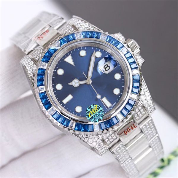 diamond watch 40mm men watches 2836/3135 fully automatic mechanical movement watches color diamond watch 904l fine steel case strap waterpro, Slivery;brown
diamond watch 40mm men watches 2836/3135 fully automatic mechanical movement watches color diamond watch 904l fine steel case strap waterpro, Slivery;brown
