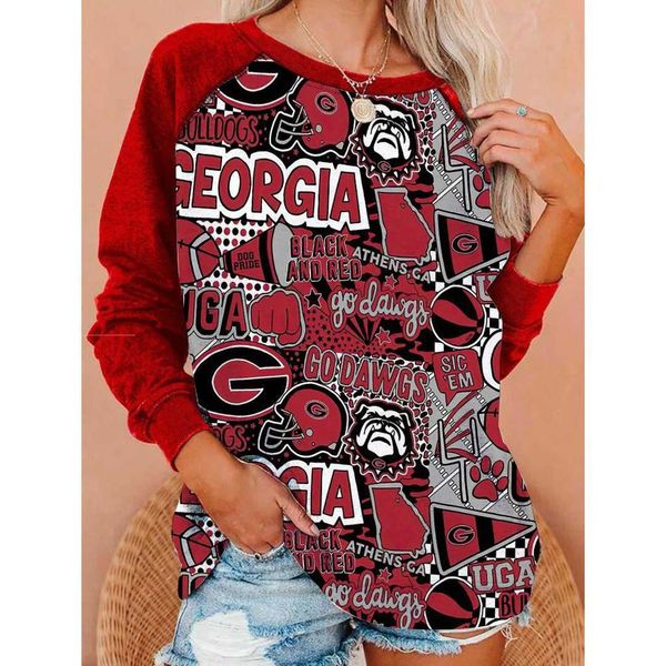 women's hoodies sweatshirts aw2022 crew collar contrast print loose sleeve t-shirt t221020, Black
women's hoodies sweatshirts aw2022 crew collar contrast print loose sleeve t-shirt t221020, Black