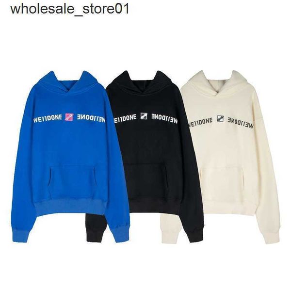 men's hoodies designer sweatshirts chaopai we11done high-quality winter positive negative badges men's women's plush fashion, Black
men's hoodies designer sweatshirts chaopai we11done high-quality winter positive negative badges men's women's plush fashion, Black