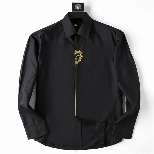 2022 luxury designer men's shirts fashion casual business social and cocktail shirt brand spring autumn slimming the most fashionable c, White;black
2022 luxury designer men's shirts fashion casual business social and cocktail shirt brand spring autumn slimming the most fashionable c, White;black