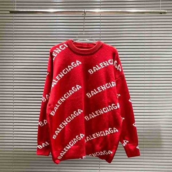 2022 ladies fashion balemcigas women cardigan sweater new autumn winter brand paris knitted men's women's crew neck letter jacquar, White;black
2022 ladies fashion balemcigas women cardigan sweater new autumn winter brand paris knitted men's women's crew neck letter jacquar, White;black