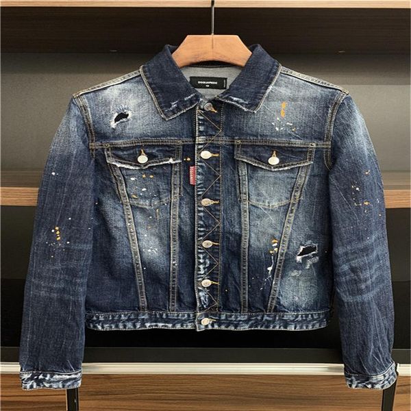 2021 denim slim men's jacket korean icon element embroidery personality trendy motorcycle coat product ins252q, Black;brown
2021 denim slim men's jacket korean icon element embroidery personality trendy motorcycle coat product ins252q, Black;brown