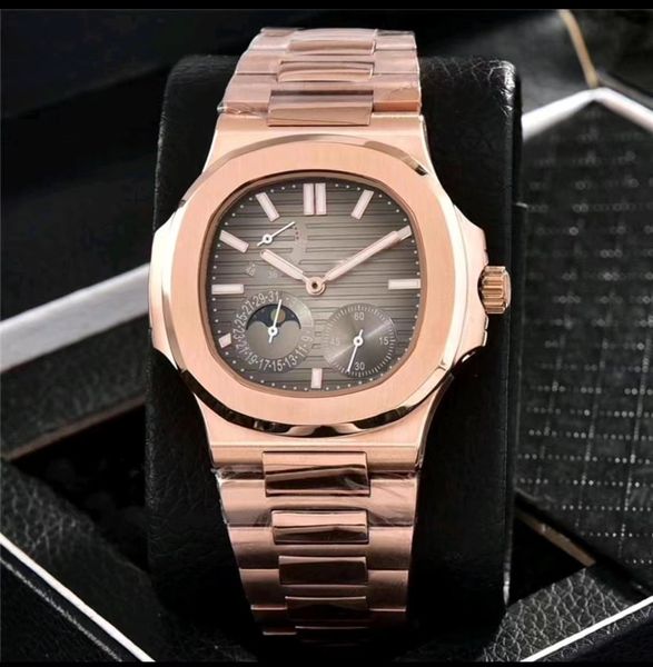 classic men's mechanical watch original imported super movement automatic winding dial 40mm multi-function timing sport nautilus watch, Slivery;brown
classic men's mechanical watch original imported super movement automatic winding dial 40mm multi-function timing sport nautilus watch, Slivery;brown