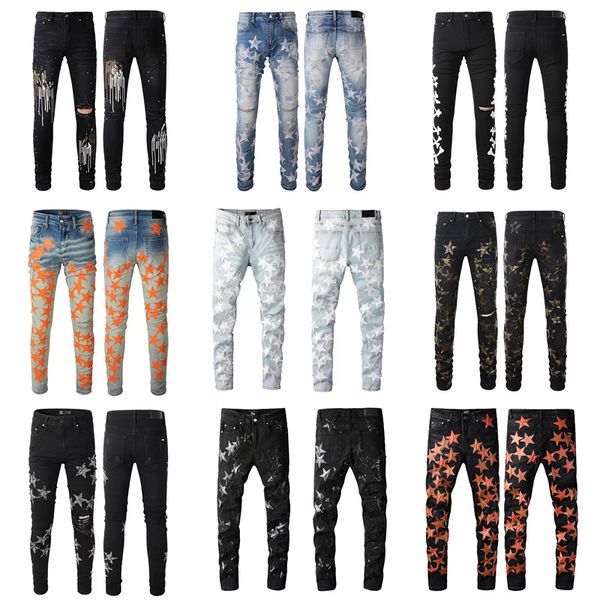 mens designer jeans for man pants skinny grey rip denim biker paint distress pant embroider slim fit stretch motorcycle star hip hop straigh, Blue
mens designer jeans for man pants skinny grey rip denim biker paint distress pant embroider slim fit stretch motorcycle star hip hop straigh, Blue