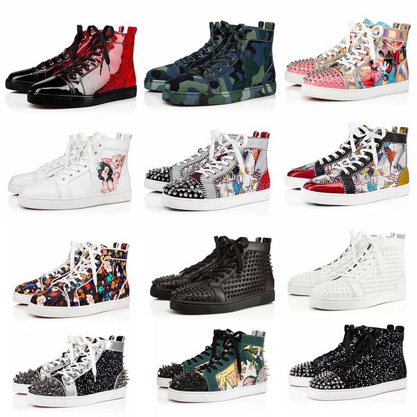 luxury fashion brands red soles causal shoes designer shoes platform sneakers junior spikes mens womens casual shoe black glitter bottoms fl 
luxury fashion brands red soles causal shoes designer shoes platform sneakers junior spikes mens womens casual shoe black glitter bottoms fl