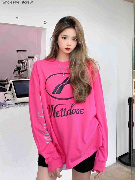 new men's hoodies designer sweatshirts we11done long sleeved t-shirt women men's trendy design sense autumn sweater loose couple, Black
new men's hoodies designer sweatshirts we11done long sleeved t-shirt women men's trendy design sense autumn sweater loose couple, Black