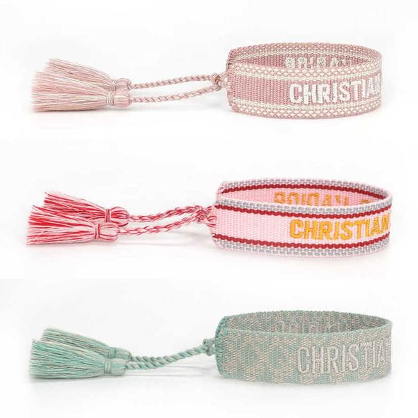 women's bracelets fashion luxury d brand designer bangle letter embroidery bracelet hand woven jewelry bohemian rope trinket men girl f, Golden;silver
women's bracelets fashion luxury d brand designer bangle letter embroidery bracelet hand woven jewelry bohemian rope trinket men girl f, Golden;silver