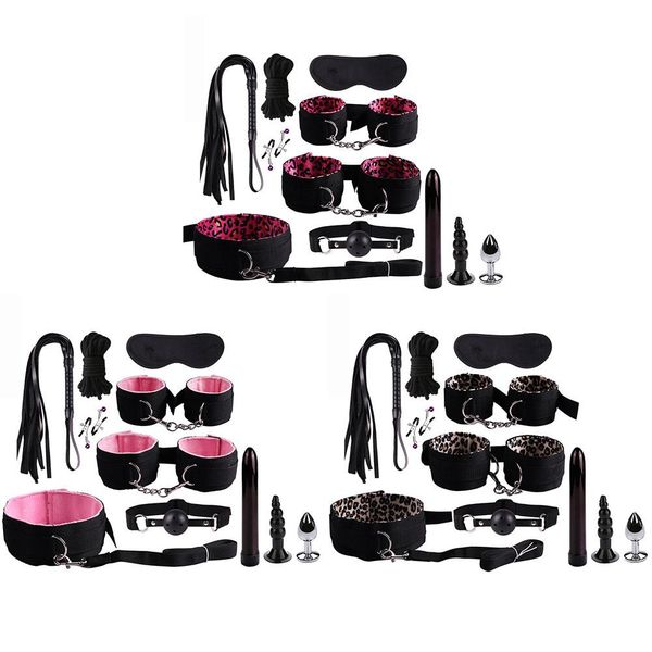 costume accessories 11pcs toys handcuffs strap whip rope restraints system game kit leopard print suit cosplay lingerie erotic underpants, Silver
costume accessories 11pcs toys handcuffs strap whip rope restraints system game kit leopard print suit cosplay lingerie erotic underpants, Silver