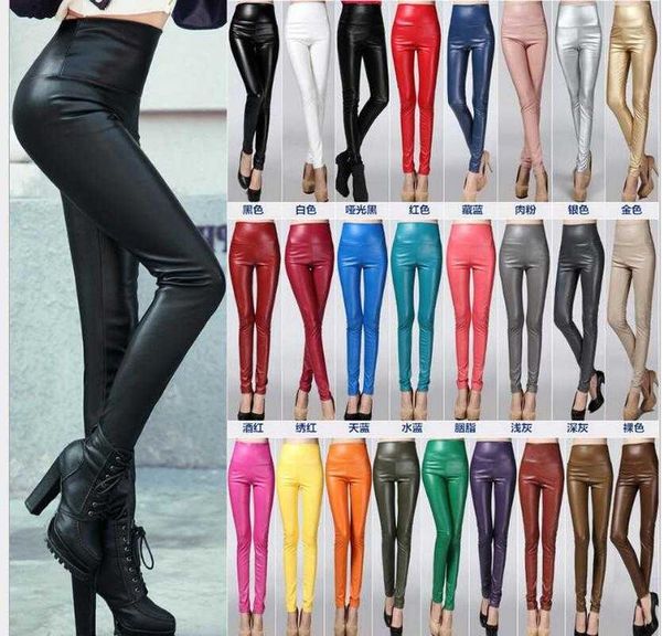 women's leggings women tight trouser autumn winter women thin velvet pu leather pants female elastic stretch faux leather skinny pencil, Black
women's leggings women tight trouser autumn winter women thin velvet pu leather pants female elastic stretch faux leather skinny pencil, Black