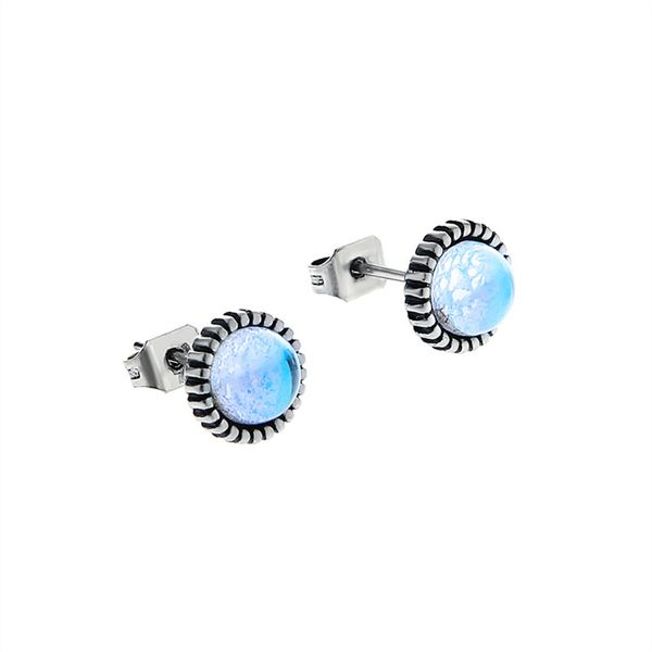 new moonstone inlaid stud earrings temperament niche high design fashion light luxury couples all-match jewelry accessories, Golden;silver 
new moonstone inlaid stud earrings temperament niche high design fashion light luxury couples all-match jewelry accessories, Golden;silver