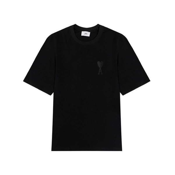 amis macaron candy color embroidery love short sleeve t-shirt lovers loose casual round neck students breathable and loose, White;black
amis macaron candy color embroidery love short sleeve t-shirt lovers loose casual round neck students breathable and loose, White;black