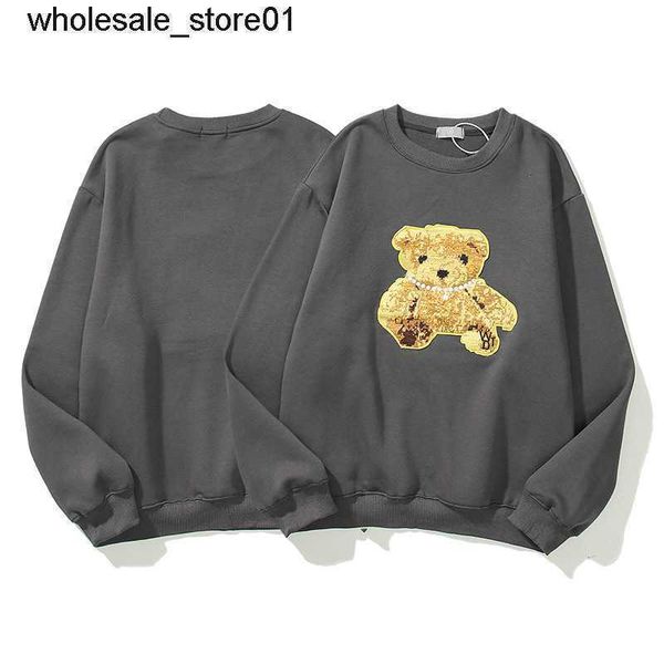 men's hoodies designer sweatshirts we11 fashion brand three-dimensional pearl necklace embroidered bear female round neck long sleeve s, Black
men's hoodies designer sweatshirts we11 fashion brand three-dimensional pearl necklace embroidered bear female round neck long sleeve s, Black