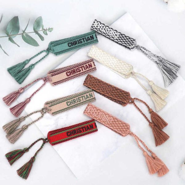 luxury women's fashion bracelets brand bangle d designer jewelry female embroidery woven bracelet bohemian creative tassel men's g, Black
luxury women's fashion bracelets brand bangle d designer jewelry female embroidery woven bracelet bohemian creative tassel men's g, Black