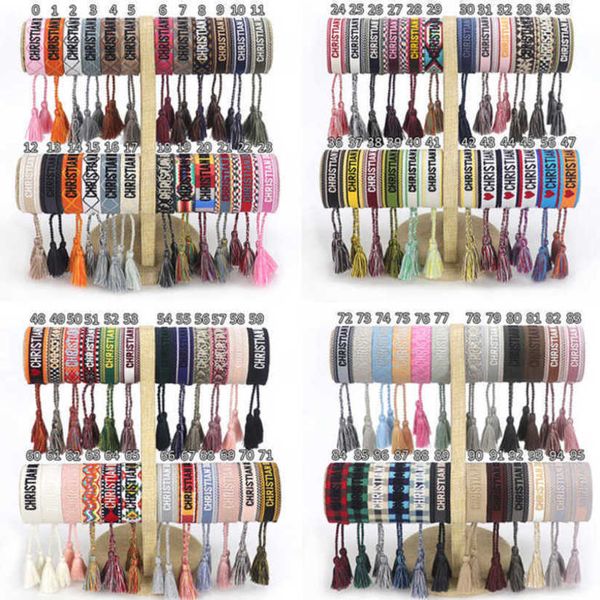 bracelets fashion luxury women's brand d designer bangle jewelry female embroidery woven bracelet bohemian creative tassel men's g, Golden;silver
bracelets fashion luxury women's brand d designer bangle jewelry female embroidery woven bracelet bohemian creative tassel men's g, Golden;silver