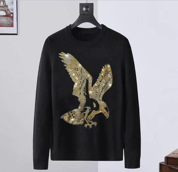 designer rhinestone sweaters men's gifts men fashion long sleeve, White;black
designer rhinestone sweaters men's gifts men fashion long sleeve, White;black