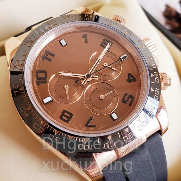 rubber new men's luxury watch multi dial ceramic stainless steel sapphire 40mm business machinery limited edition 2022 waterproof watch, Slivery;brown
rubber new men's luxury watch multi dial ceramic stainless steel sapphire 40mm business machinery limited edition 2022 waterproof watch, Slivery;brown