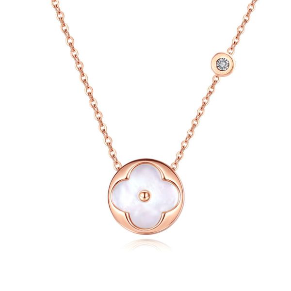designer necklace jewellery four leaf clover necklaces diamond clavicle chain titanium steel gold-plated never fade not cause allergic;, Silver
designer necklace jewellery four leaf clover necklaces diamond clavicle chain titanium steel gold-plated never fade not cause allergic;, Silver