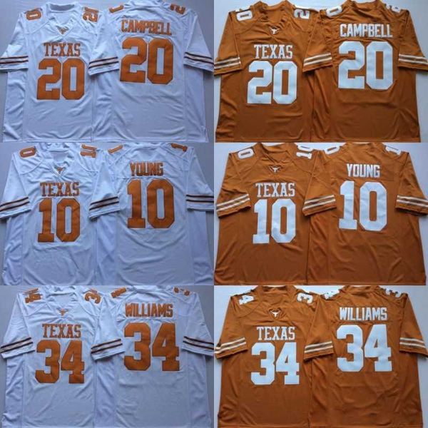 longhorns texas ncaa college vintage football jerseys 10 vince young 34 ricky williams 20 earl campbell university football shirts m-x, Black
longhorns texas ncaa college vintage football jerseys 10 vince young 34 ricky williams 20 earl campbell university football shirts m-x, Black