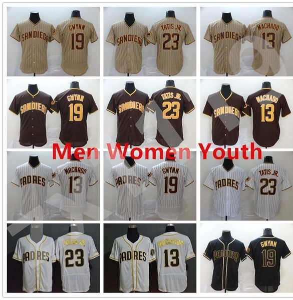 college wear 20 21 padres men women kids youth baseball jerseys 13 manny machado 23 fernando tatis jr 19 tony gwynn san diego, Black
college wear 20 21 padres men women kids youth baseball jerseys 13 manny machado 23 fernando tatis jr 19 tony gwynn san diego, Black