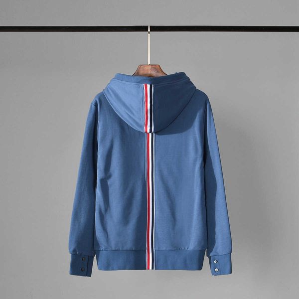 2022 new fall/winter men's and women's hoodies sweatshirts fashion designer brand tb.thom correct version standard back webbing pu, Black
2022 new fall/winter men's and women's hoodies sweatshirts fashion designer brand tb.thom correct version standard back webbing pu, Black