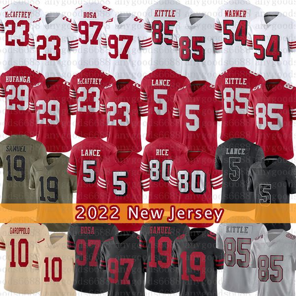 christian mccaffrey robbie gould football jersey san francisco 49ers george kittle trey lance talanoa hufanga nick bosa deebo samuel fred wa, Black;red
christian mccaffrey robbie gould football jersey san francisco 49ers george kittle trey lance talanoa hufanga nick bosa deebo samuel fred wa, Black;red