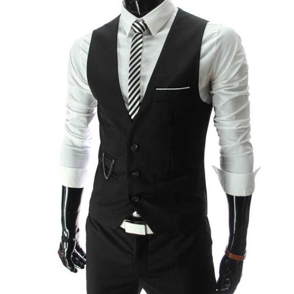 men's suits blazers 2021 dress new delivery vests men slim fit man suit homme sleeveless formal business jacket, White;black
men's suits blazers 2021 dress new delivery vests men slim fit man suit homme sleeveless formal business jacket, White;black