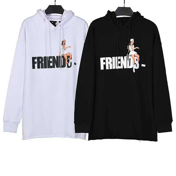 men's hoodies & trendy branded friends men's and women's loose large jacket, Black 
men's hoodies & trendy branded friends men's and women's loose large jacket, Black
