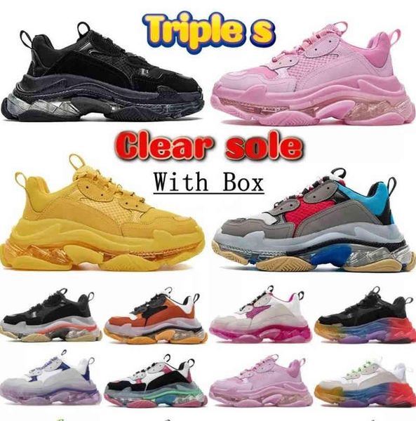 triple s designer shoes men luxury designers sneaker women platform leather casual shoe low lace up sneakers with clear sole new trainer, Black
triple s designer shoes men luxury designers sneaker women platform leather casual shoe low lace up sneakers with clear sole new trainer, Black