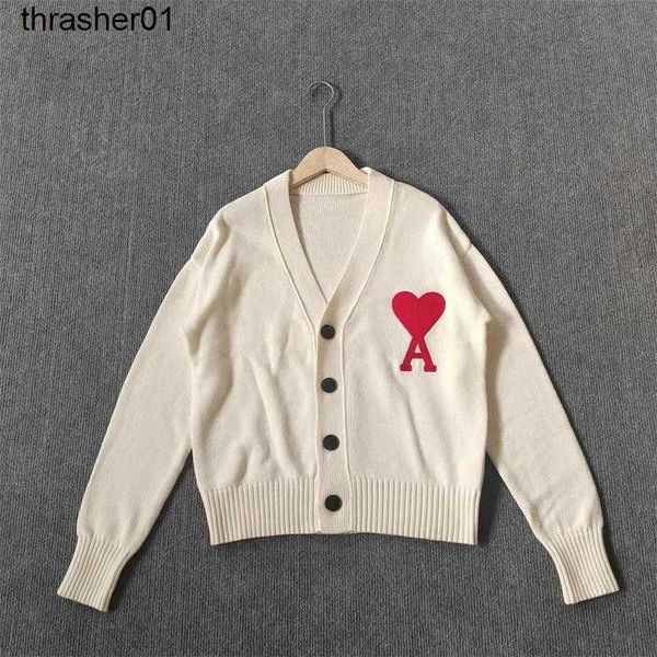 women's sweaters designer winter amis love letter sweater sweet college style loose embroidery v-neck long sleeve cardigan women sweate, White;black
women's sweaters designer winter amis love letter sweater sweet college style loose embroidery v-neck long sleeve cardigan women sweate, White;black