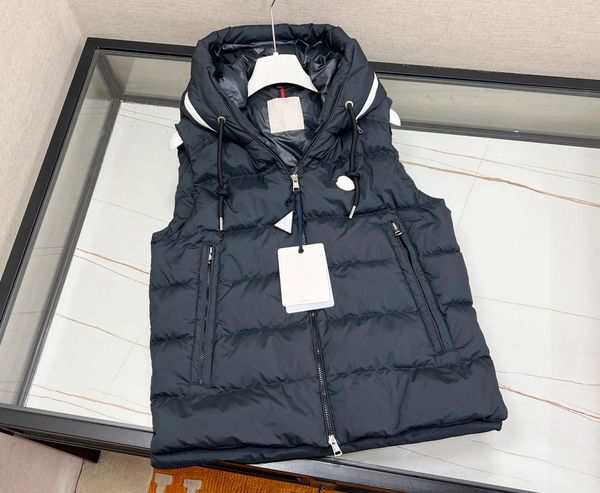 autumn and winter designer brand men's down vest highquality outdoor windproof fashion zipper pocket design men's warm vests, Black;white
autumn and winter designer brand men's down vest highquality outdoor windproof fashion zipper pocket design men's warm vests, Black;white