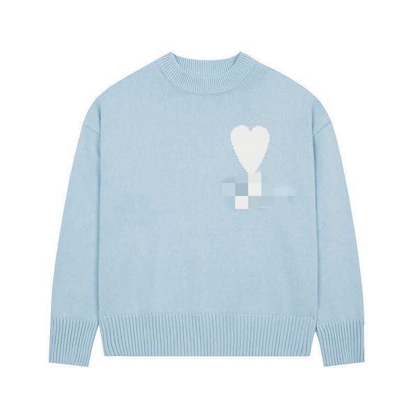 men's sweaters designer winter amis macaron crew neck letter love jacquard couple wool blended peach heart for men and women c9kz, White;black
men's sweaters designer winter amis macaron crew neck letter love jacquard couple wool blended peach heart for men and women c9kz, White;black