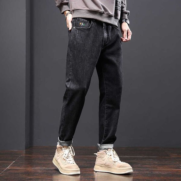 men's jeans 2022 autumn new straight tube loose fashion embroidery casual pants men, Blue
men's jeans 2022 autumn new straight tube loose fashion embroidery casual pants men, Blue