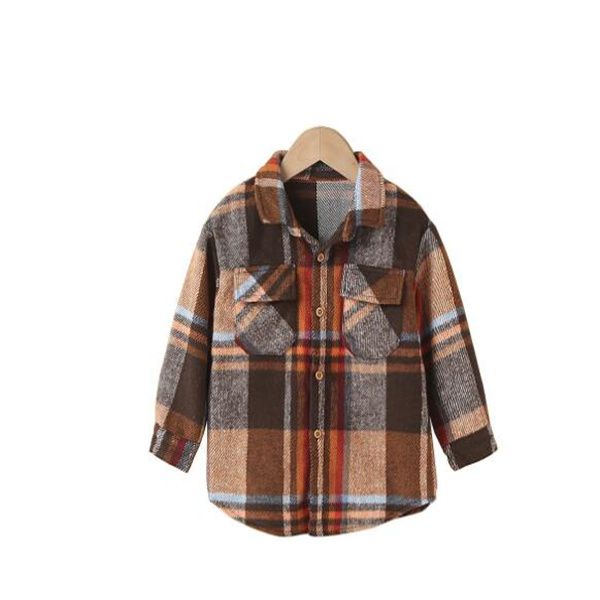 2-7y kids shirts girl boy warm coat plaid long sleeve pocket button turn-down collar coat jacket outwear gc1736, White;black
2-7y kids shirts girl boy warm coat plaid long sleeve pocket button turn-down collar coat jacket outwear gc1736, White;black