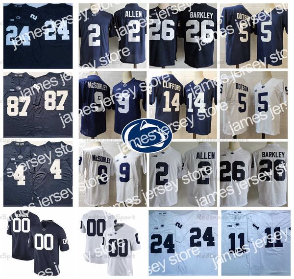 american college football wear ncaa penn state nittany lions college football jerseys 26 saquon barkley 14 clifford 11 parsons 4 adrian amos, Black
american college football wear ncaa penn state nittany lions college football jerseys 26 saquon barkley 14 clifford 11 parsons 4 adrian amos, Black
