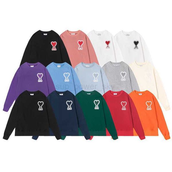 amis designer men's hoodies sweatshirts fashion brand love sweater heart letter round neck loose solid color long sleeve men women', Black
amis designer men's hoodies sweatshirts fashion brand love sweater heart letter round neck loose solid color long sleeve men women', Black
