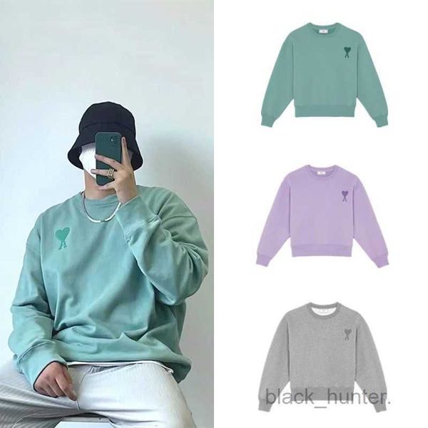 amis designer men's hoodies sweatshirts luxury fashion brand heart a letter classic solid color embroidery sweater round neck casual to, Black
amis designer men's hoodies sweatshirts luxury fashion brand heart a letter classic solid color embroidery sweater round neck casual to, Black