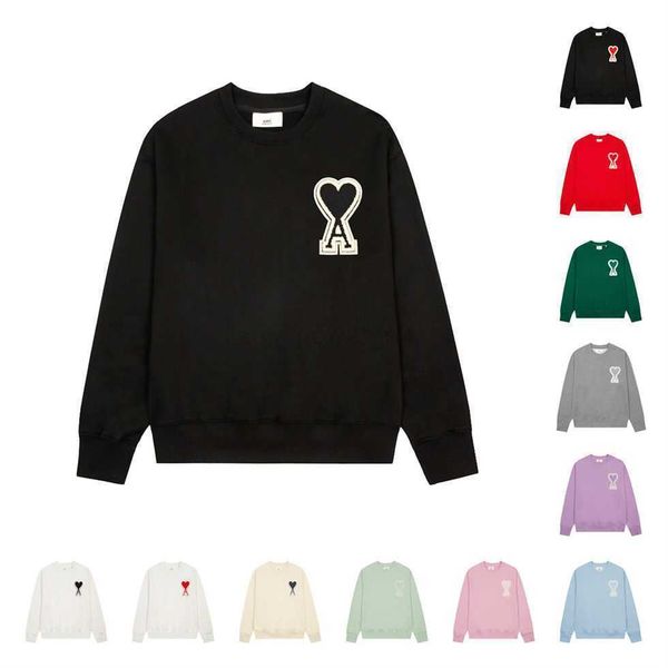 amis designer men's hoodies luxury womens sweatshirts love badge embroidered ice cream macarone series round neck sweater fashion loose, Black
amis designer men's hoodies luxury womens sweatshirts love badge embroidered ice cream macarone series round neck sweater fashion loose, Black