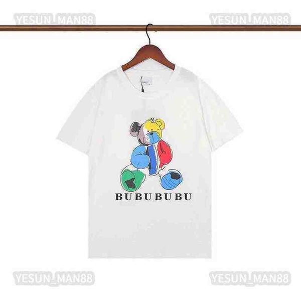men's shirts designer luxury spring summer bbr classic bouguer bear printed shirt fashion mens and womens short sleeve tee, White;black
men's shirts designer luxury spring summer bbr classic bouguer bear printed shirt fashion mens and womens short sleeve tee, White;black