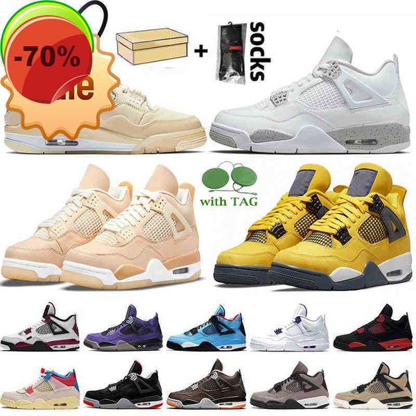 fashion with box jumpman 4 women mens basketball shoes 4s sneakers sail white oreo university blue off fire red travis trainers
fashion with box jumpman 4 women mens basketball shoes 4s sneakers sail white oreo university blue off fire red travis trainers