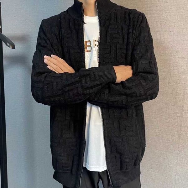 fends designer men's sweaters autumn new black letter jacquard stand neck knit shirt mesh red style versatile slim fit coat, White;black
fends designer men's sweaters autumn new black letter jacquard stand neck knit shirt mesh red style versatile slim fit coat, White;black