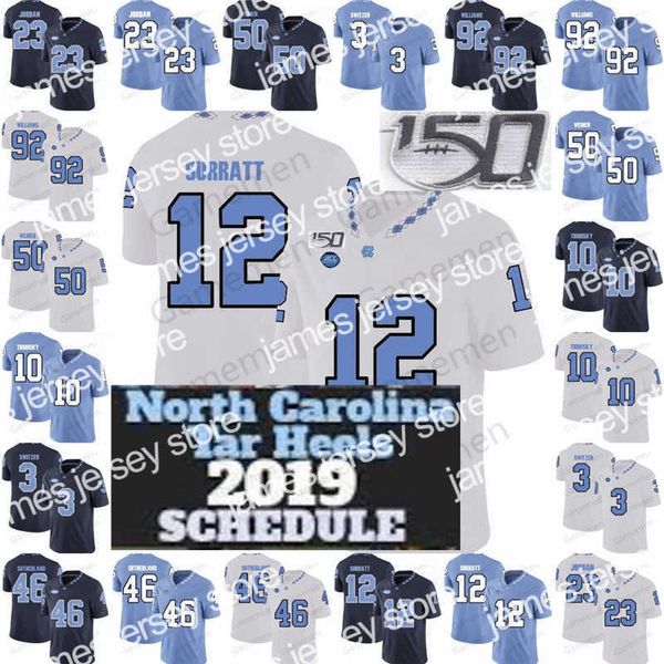 american college football wear custom north carolina football stitched jersey ncaa 150th jerseys mitchell trubisky sam howell javonte willia, Black
american college football wear custom north carolina football stitched jersey ncaa 150th jerseys mitchell trubisky sam howell javonte willia, Black