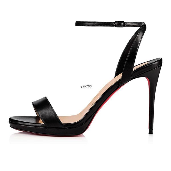 red bottomed shoe christians summer slim ladies sandals luxurys red high heels elegant woman red soles heel around toe straps queen dre wsf, Black
red bottomed shoe christians summer slim ladies sandals luxurys red high heels elegant woman red soles heel around toe straps queen dre wsf, Black