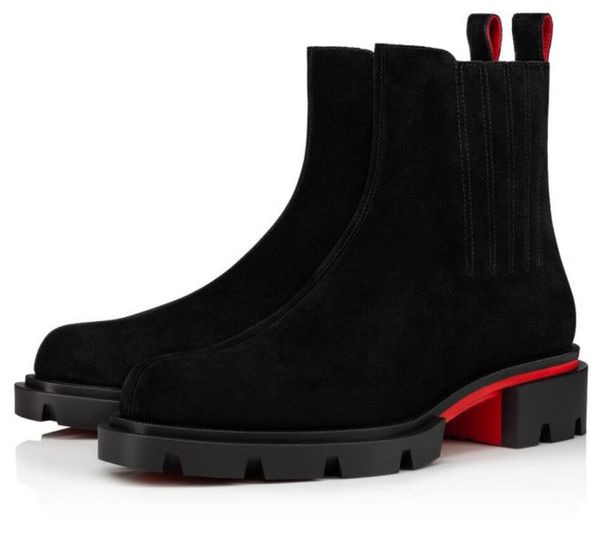 london designer reds sole men ankle boots rubber sole cheney walk luxury brand short boot platform motorcycle booties black suede leather
london designer reds sole men ankle boots rubber sole cheney walk luxury brand short boot platform motorcycle booties black suede leather