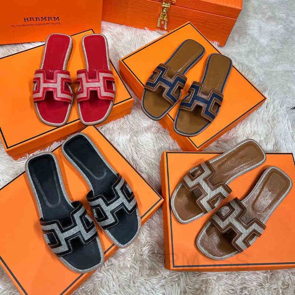 designer herme slippers oran sandal ms new h womens summer fasion wear leater red versatile flat beac tourism one w h38s, Black
designer herme slippers oran sandal ms new h womens summer fasion wear leater red versatile flat beac tourism one w h38s, Black