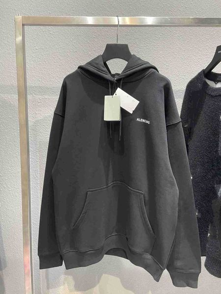 5a designer luxury balencigas clone high version hoodie front and back printed terry adopts letter printing process threaded cuffs hem are t, Black
5a designer luxury balencigas clone high version hoodie front and back printed terry adopts letter printing process threaded cuffs hem are t, Black