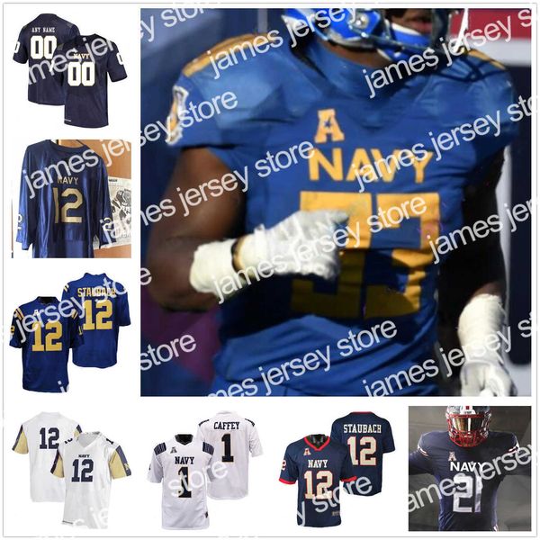 american college football wear custom fly navy midshipmen football jersey ncaa college 25 tazh maloy 20 cj williams 43 nelson smith 10 malco, Black
american college football wear custom fly navy midshipmen football jersey ncaa college 25 tazh maloy 20 cj williams 43 nelson smith 10 malco, Black
