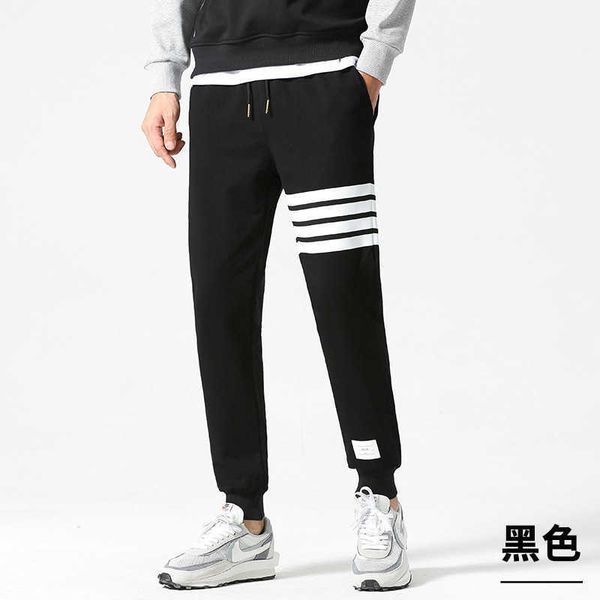 2022 new men's and women's pants sweatpants fashion designer brand tb.thom summer four bar binding casual cotton tide loose sports, Black
2022 new men's and women's pants sweatpants fashion designer brand tb.thom summer four bar binding casual cotton tide loose sports, Black